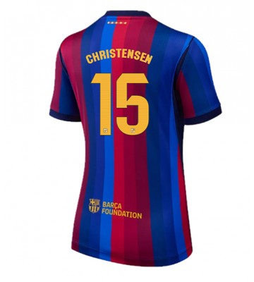 Barcelona Andreas Christensen #15 Hjemmebanetrøje Dame 2026-27 Kortærmet